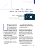USP General Chapter Analytical Instrument Qualification Comes Into Force On 1 August 2008