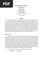 Abstract and Intro Acid-Base Titrations