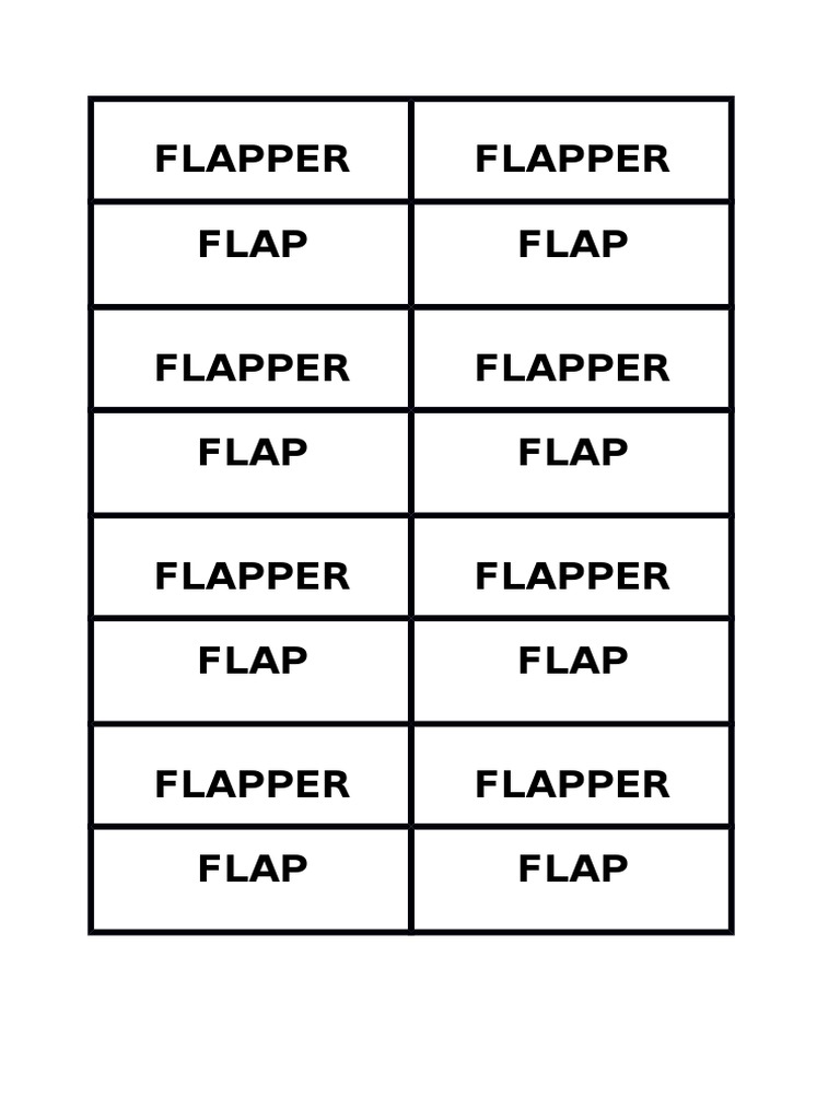 Flapper: A Study of Repeated Terms | PDF