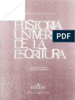 Historia Universal de La Escritura Ed. Gredos 2001