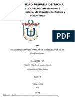 Entidad Prestadora de Servicios de Saneamiento Tacna S.A.