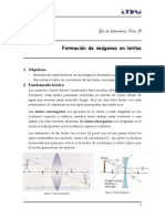 Formación de Imágenes en Lentes ....