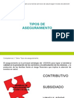 Tipos de Aseguramiento