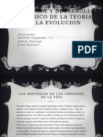 Definicion y Desarrollo Historico de La Teoria de La Evolucion