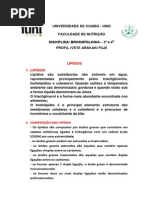 Aula Lipídios
