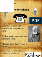 A Great Invention:: The Telephone