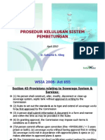 Prosedur Kelulusan Sistem Pembetungan: April 2010