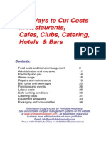 Restaurant Cost Cut