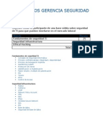 Diplomado Gerencia Seguridad Ti