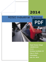 RDSO Training Report