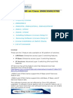 Licensing on Cisco 2900, 3500 and 3700