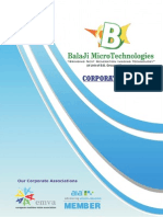 BalaJi MicroTechnologies Corporate Brochure