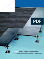 Cementitious Infill Steel Access Floor System