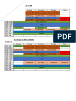 3rd Grade Schedules