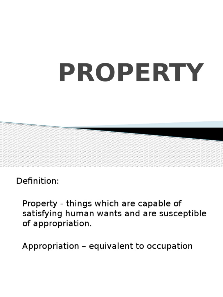 Understanding Property Classification and Types | PDF | Property ...