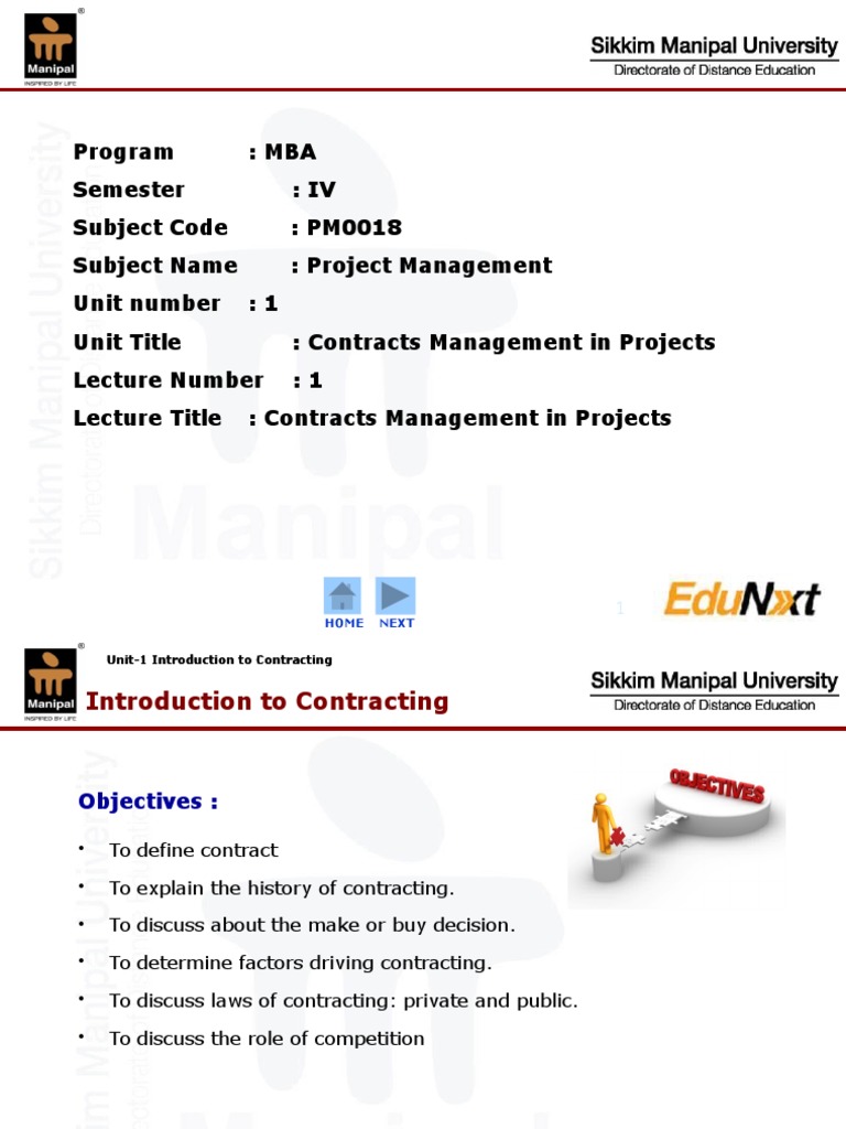 Introduction To Contracts Pdf Economies Business