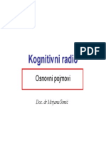 Kognitivni Radio - Predavanja