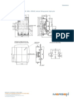 Multibloc 00.ST9: NH-fuse Switch Disconnector Size 00, 160A, 690VAC, Bottom Fitting/panel, Triple Pole