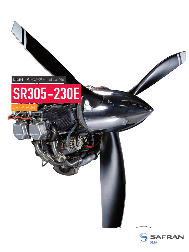 SR305-230E Light Aircraft Engine Overview | PDF | Jet Fuel | Engines