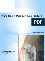 Work Done in Myanmar (TAFE Tractor) : Vikram Singh Rathore