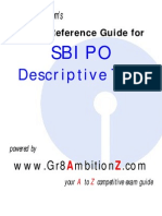 SBI PO Descriptive Test Reference Guide