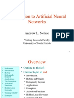 Introduction To Artificial Neural Networks: Andrew L. Nelson