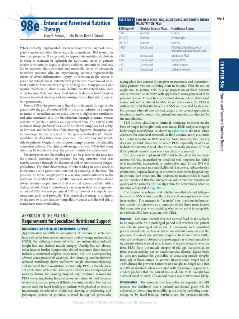 Enteral and Parenteral Nutrition Therapy | Fat | Nutrition