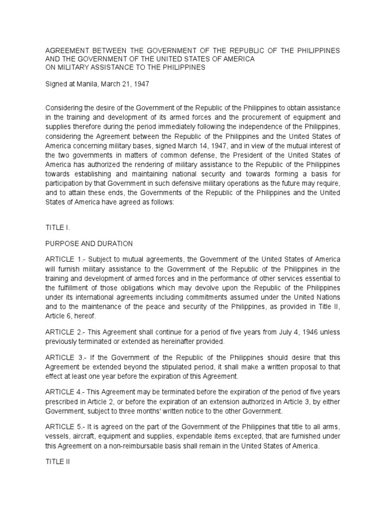 1947 rp-us military bases agreement.docx | United States Armed Forces ...