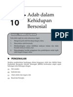 Topik 10 Adab Dalam Kehidupan Bersosial