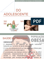 Aula 3 - Saúde Nutricional e Mental Do Adolescente