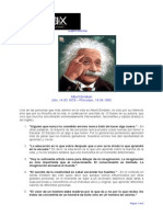 Albert Einstein. Pensamientos de Vida