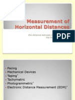 Measurement of Horizontal Distances