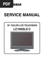 Sylvania Lc195sl9 C LCD TV SM