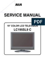 Sylvania Lc195sl9 C LCD TV SM