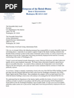 Letter to Sec. Jewell and Acting Admin. Roth Re Trump