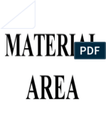 Material Area