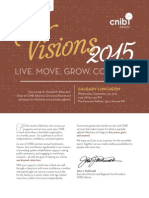 Visions 2015 - Sponsorship Package