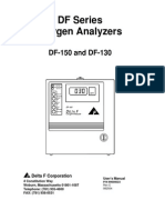 Delta F DF 150 O2 Analyzer Manual