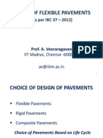 Design of Flexible Pavements According to IRC 37-2012