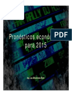 Pronosticos Económicos Para 2015