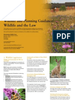 Wildlife and The Law - Wildlife and Planning Guidance