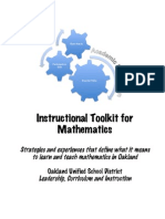 OUSDMath Instructional Toolkit