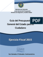 Guia Del Presupuesto para El Ciudadano 2015