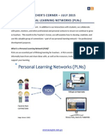 Teacher'S Corner - July 2015 Personal Learning Networks (PLN)