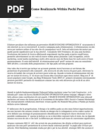 Preventivo SEO, Come Realizzarlo Within Pochi Passi
