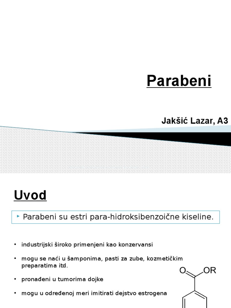 Parabeni | PDF