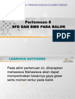 Pertemuan 8: SFD Dan BMD Pada Balok