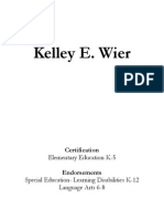 Kelley Wier Resume