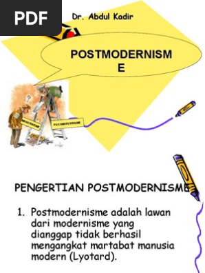 Teori Postmodernisme Pdf