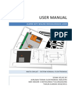 User Manual Alarm Laser Anti Maling Irfan